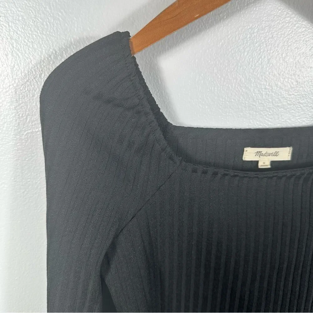 Madewell black ribbed